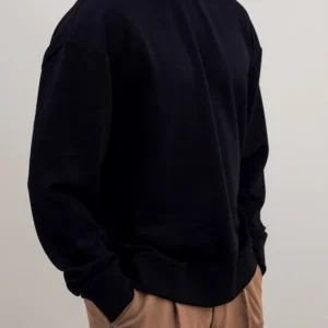 Men Black Scuba Sweatshirt